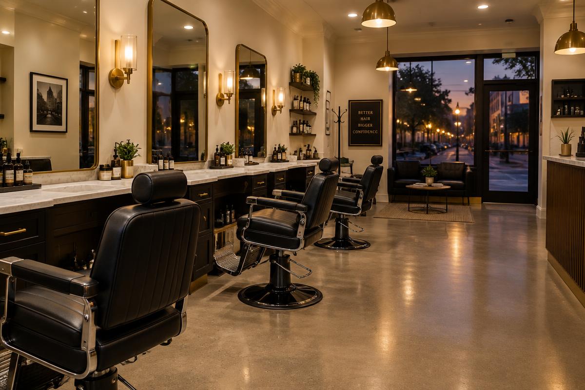Inside the shop
